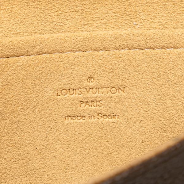 Pre-owned Louis Vuitton Monogram Pochette Twin GM Brown