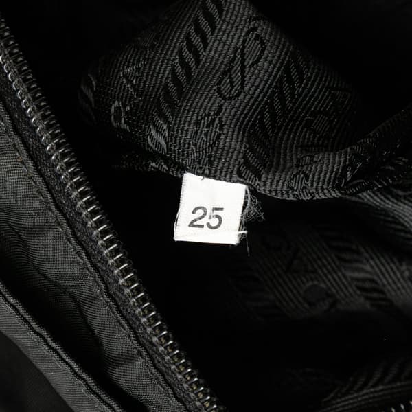 Pre-owned Prada Tessuto Zip Top Crossbody Black