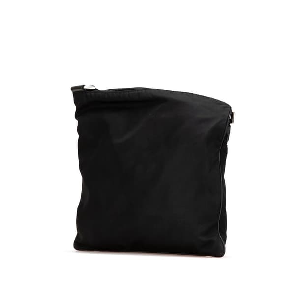 Pre-owned Prada Tessuto Zip Top Crossbody Black
