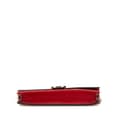 Miniatyrbillede 3 af 10: Pre-owned Gucci Leather Interlocking G Dollar Wallet on Chain Red