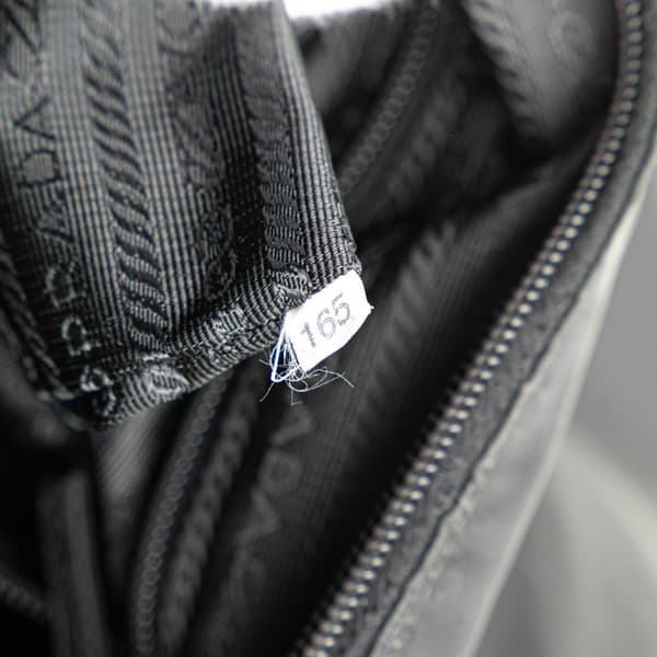 Pre-owned Prada Tessuto Zip Top Crossbody Black