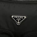 Miniatyrbild 7 av 10: Pre-owned Prada Tessuto Zip Top Crossbody Black