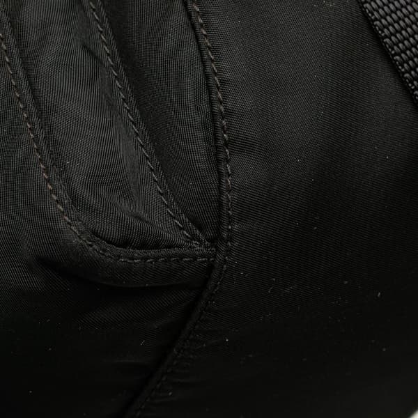 Pre-owned Prada Tessuto Zip Top Crossbody Black