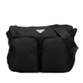 Miniatyrbild 1 av 10: Pre-owned Prada Tessuto Zip Top Crossbody Black