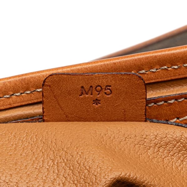 Pre-owned Celine Macadam Coated Canvas Crossbody Brown