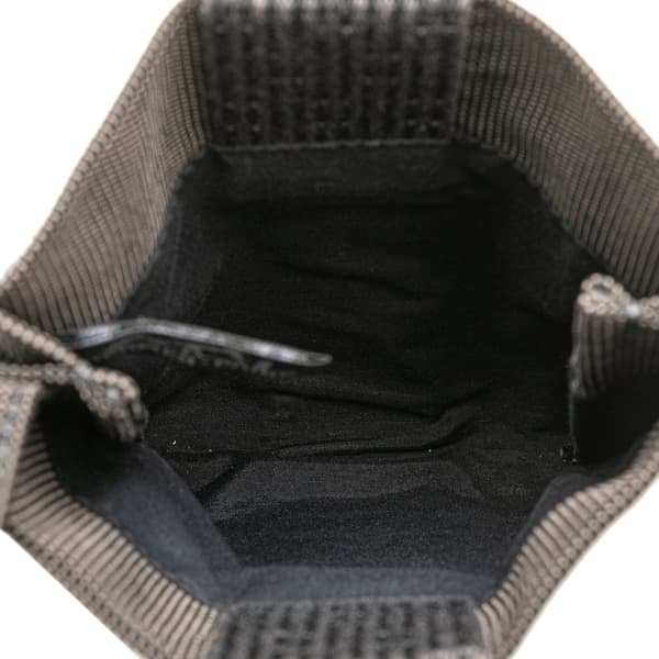 Pre-owned Hermès Toile Herline Pochette Gray