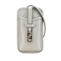 Pikkukuva 1 / 10: Pre-owned Fendi Leather Phone Pouch Crossbody Gray