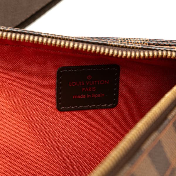 Pre-owned Louis Vuitton Damier Ebene Geronimos Brown