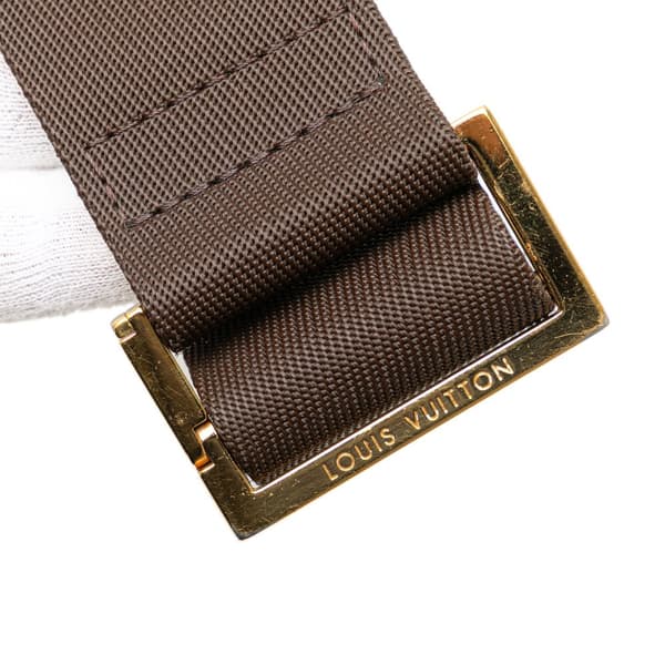 Pre-owned Louis Vuitton Damier Ebene Geronimos Brown