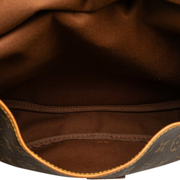 Pre-owned Louis Vuitton Monogram Saumur 30 Brown
