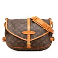 Miniatyrbilde 1 av 9: Pre-owned Louis Vuitton Monogram Saumur 30 Brown