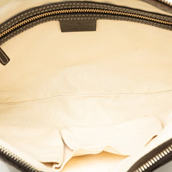 Pre-owned Gucci GG Canvas Lovely Crossbody Brown