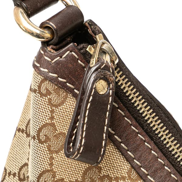 Pre-owned Gucci GG Canvas Lovely Crossbody Brown
