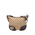 Miniatyrbillede 1 af 10: Pre-owned Gucci GG Canvas Lovely Crossbody Brown