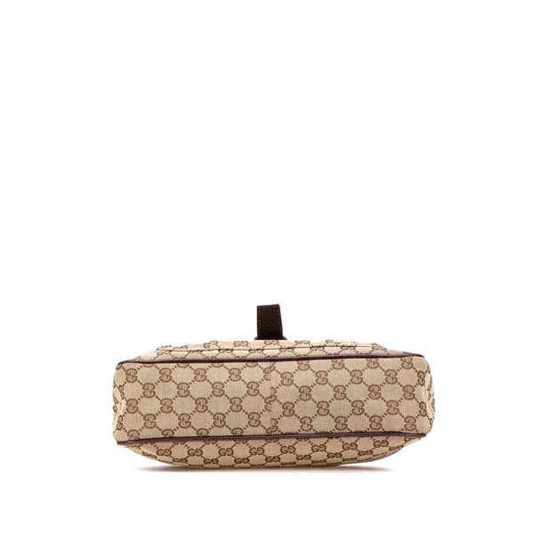 Pre-owned Gucci GG Canvas Crossbody Brown