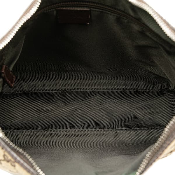 Pre-owned Gucci GG Canvas Crossbody Brown