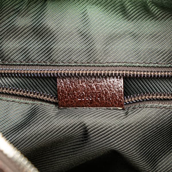 Pre-owned Gucci GG Canvas Crossbody Brown