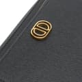 Miniatyrbilde 7 av 10: Pre-owned Dior Grained Calfskin Caro Double Pouch Black