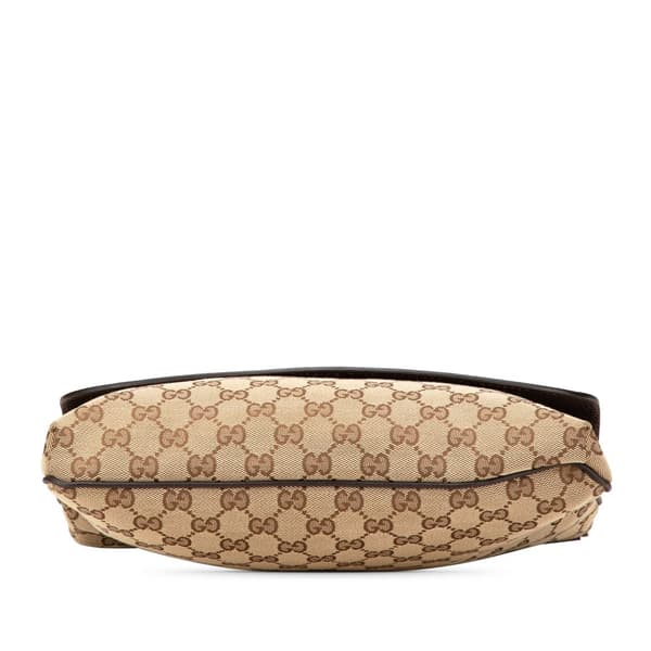Pre-owned Gucci GG Canvas Crossbody Brown