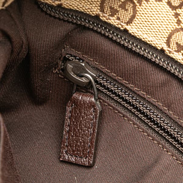 Pre-owned Gucci GG Canvas Crossbody Brown