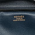 Miniatyrbild 5 av 10: Pre-owned Hermès Box Calf Jockey Crossbody Blue