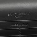 Miniatyrbild 5 av 10: Pre-owned Saint Laurent Smooth Calfskin Monogram Kate Tassel Chain Wallet Gray
