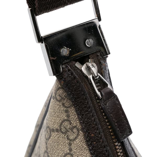 Pre-owned Gucci GG Supreme Crossbody Brown