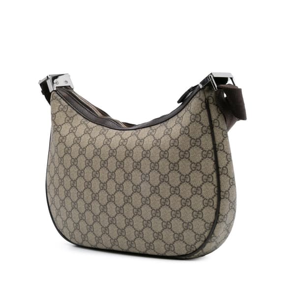 Pre-owned Gucci GG Supreme Crossbody Brown