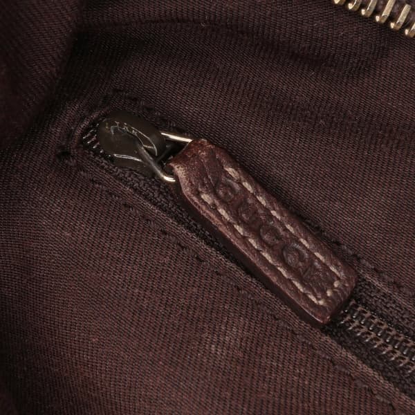 Pre-owned Gucci GG Canvas Abbey D Ring Crossbody Brown