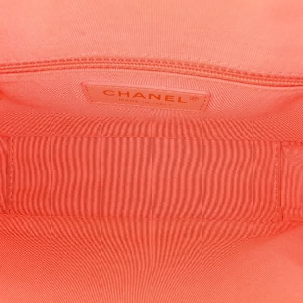 Pre-owned Chanel Lambskin Giant Crystal CC Camera Bag Pink