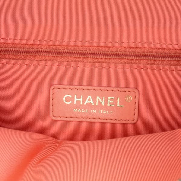 Pre-owned Chanel Lambskin Giant Crystal CC Camera Bag Pink