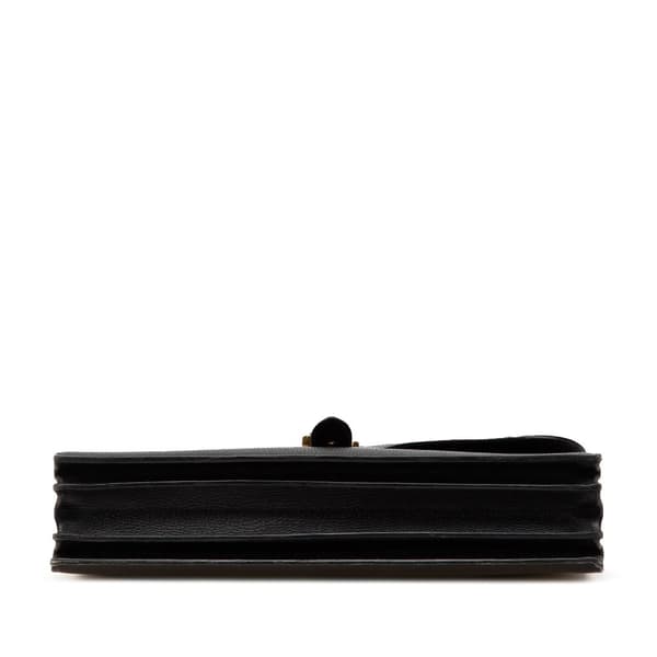 Pre-owned Hermès Ardennes Sac A Depeches 38 Black