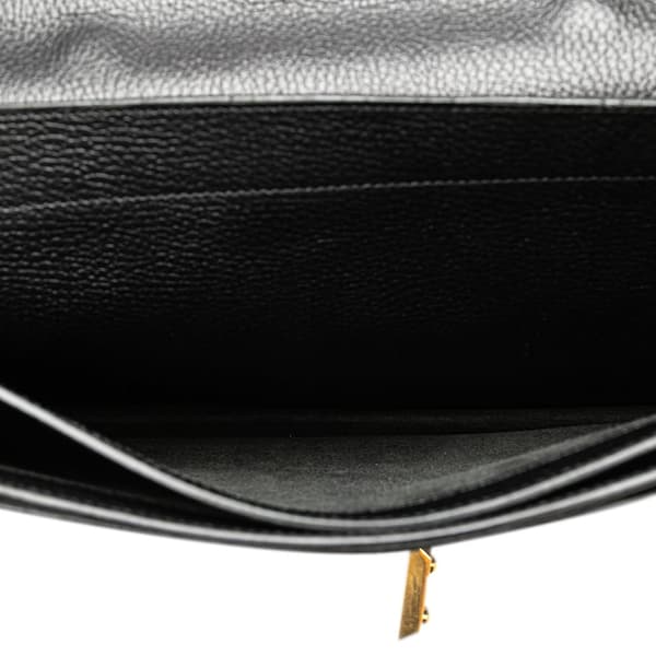 Pre-owned Hermès Ardennes Sac A Depeches 38 Black