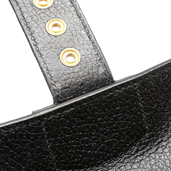 Pre-owned Hermès Ardennes Sac A Depeches 38 Black