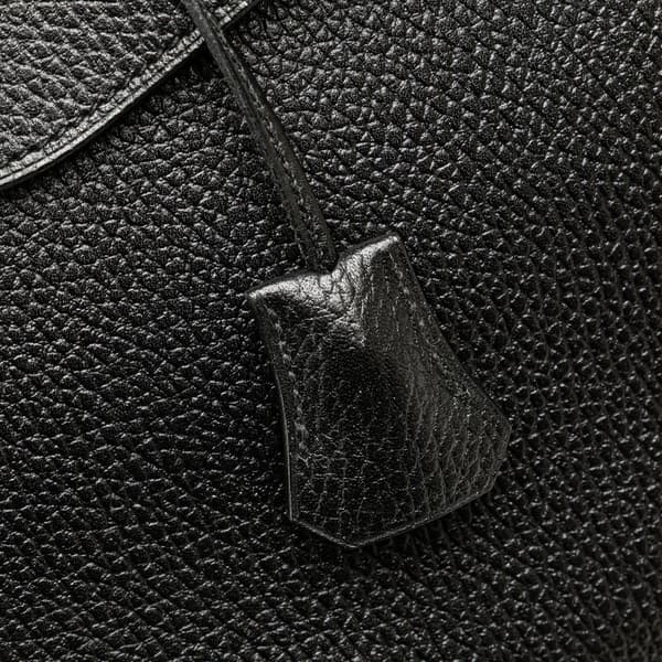 Pre-owned Hermès Ardennes Sac A Depeches 38 Black
