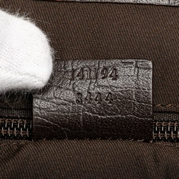 Pre-owned Gucci GG Supreme Crossbody  Brown