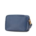 Miniatyrbilde 2 av 10: Pre-owned Prada Saffiano Push Lock Pocket Camera Bag Blue