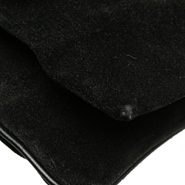 Pre-owned Gucci Medium Suede Arli Crossbody Black