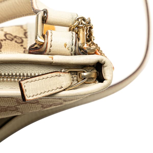 Pre-owned Gucci GG Canvas Jolicoeur Crossbody Brown