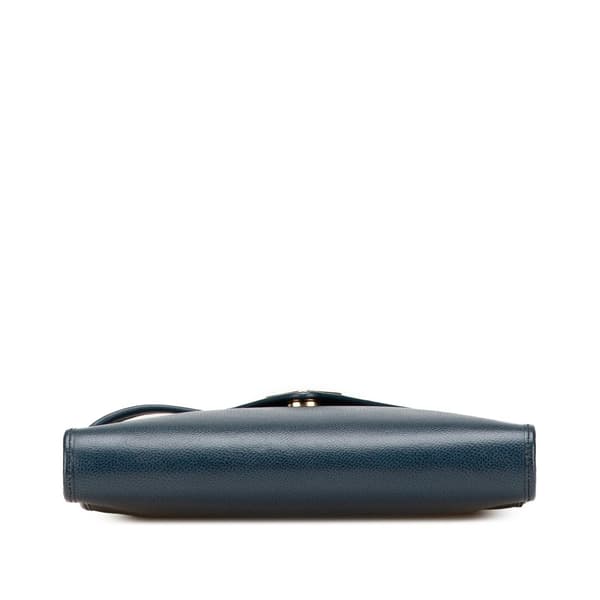 Pre-owned Yves Saint Laurent Leather Crossbody Blue