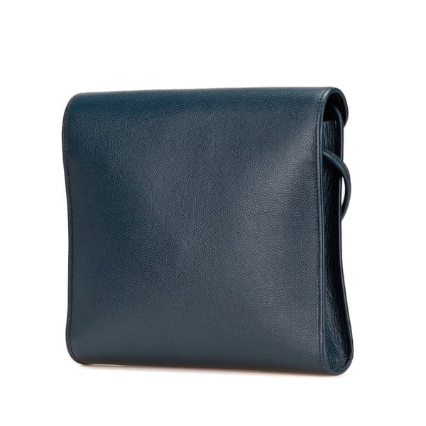 Pre-owned Yves Saint Laurent Leather Crossbody Blue