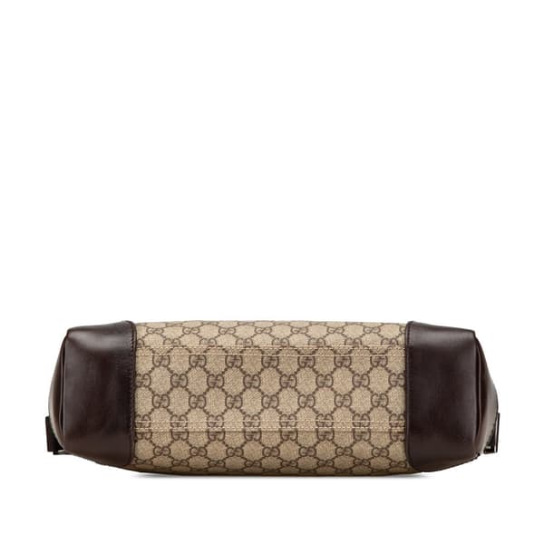 Pre-owned Gucci GG Supreme Crossbody Brown