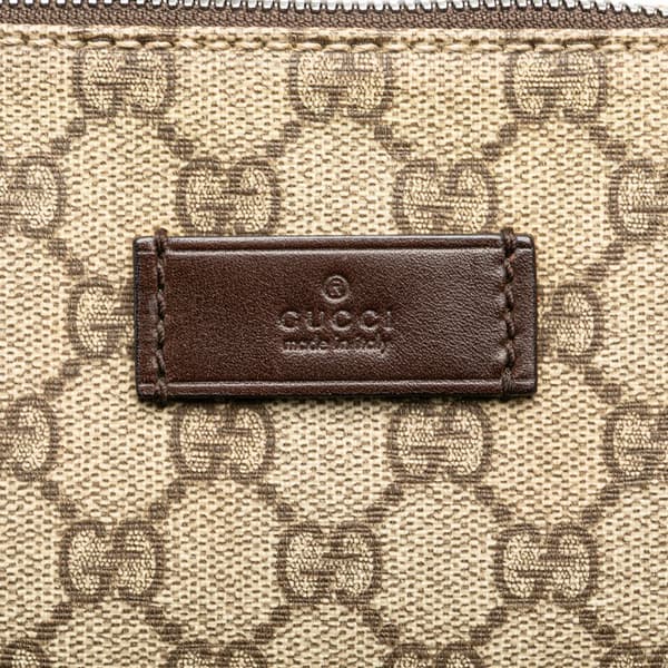 Pre-owned Gucci GG Supreme Crossbody Brown