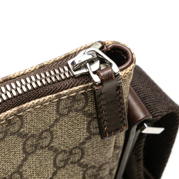 Pre-owned Gucci GG Supreme Crossbody Brown
