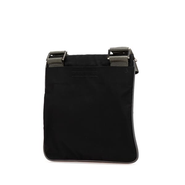 Pre-owned Prada Tessuto Zip Top Sport Crossbody Black