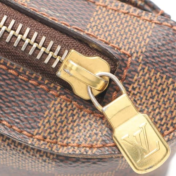 Pre-owned Louis Vuitton Damier Ebene Geronimos Brown