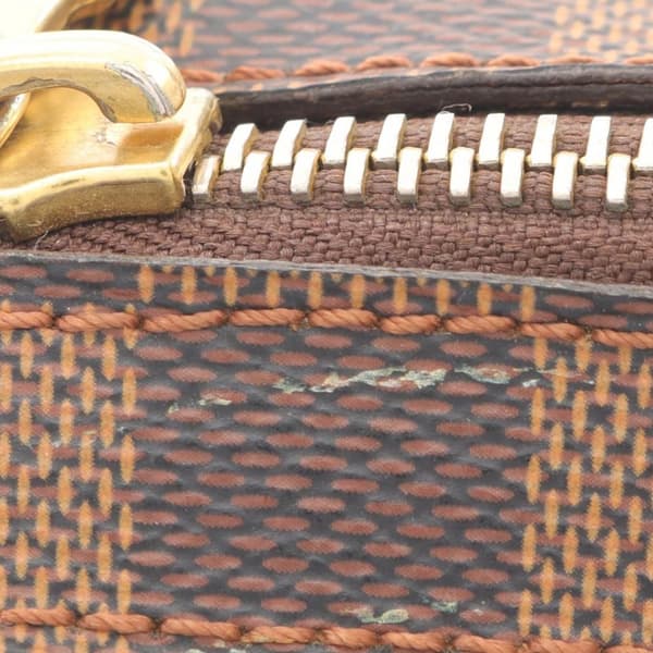 Pre-owned Louis Vuitton Damier Ebene Geronimos Brown