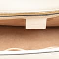 Miniatyrbild 4 av 10: Pre-owned Gucci Small Floral Embroidered Leather Sylvie Crossbody White
