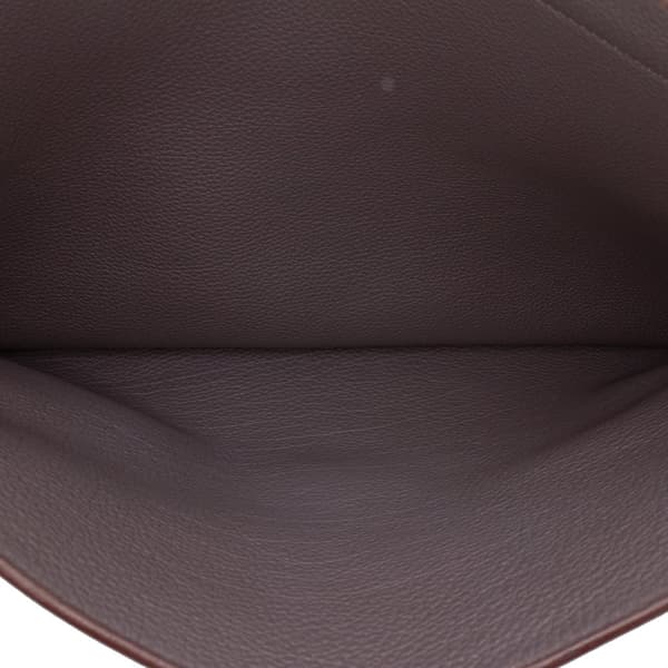 Pre-owned Hermès Togo Sac a Depeches 41 Gray