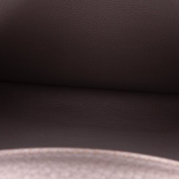Pre-owned Hermès Togo Sac a Depeches 41 Gray